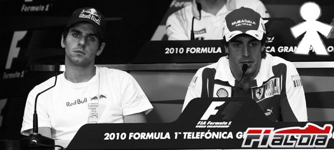 Jaime Alguersuari y Fernando Alonso