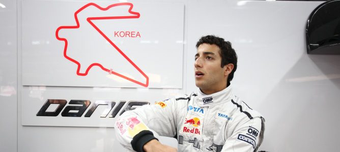 Ricciardo en Corea 2011