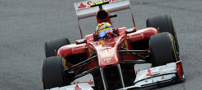 Felipe Massa en el Ferrari