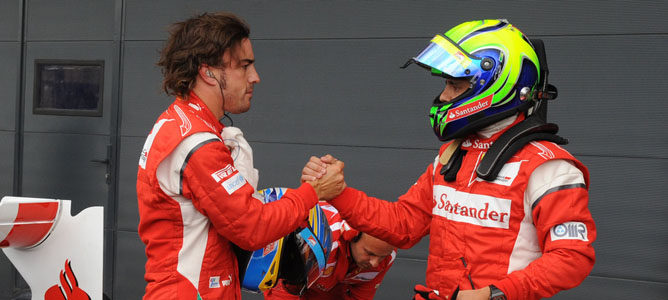 Fernando Alonso y Felipe Massa