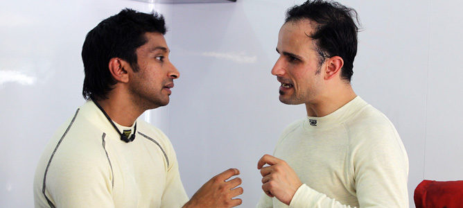 Vitantonio Liuzzi y Narain Karthikeyan