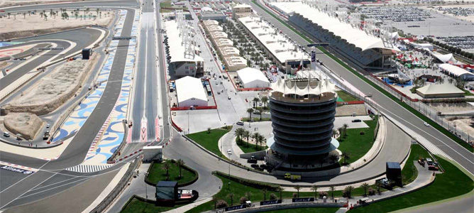 Circuito de Sakhir, donde tiene previsto celebrarse Gran Premio Baréin