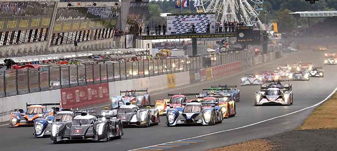 Salida de las 24 Horas de Le Mans 2011