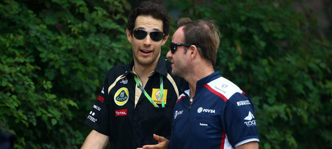 Rubens Barrichello y Bruno Senna
