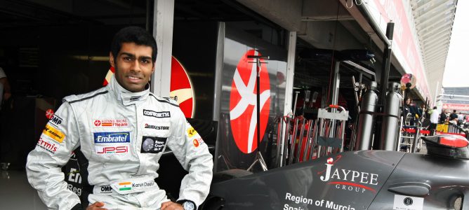 Karun Chandhok con HRT 2010