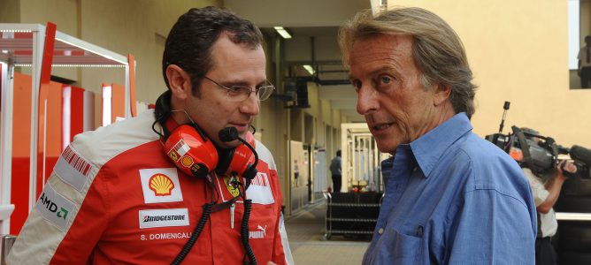 Domenicali y Luca di Montezemolo