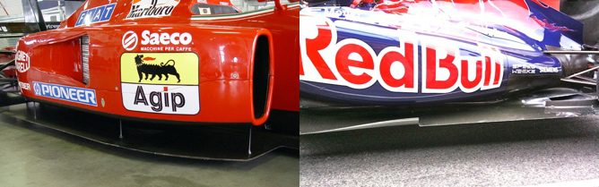 Ferrari F92A y Toro Rosso STR6