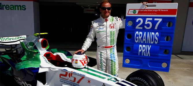 Barrichello supera a Patrese al disputar su GP 257