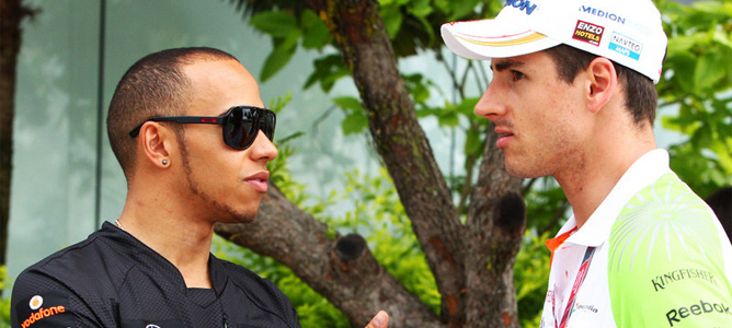 Lewis Hamilton testificará en el juicio de Adrian Sutil