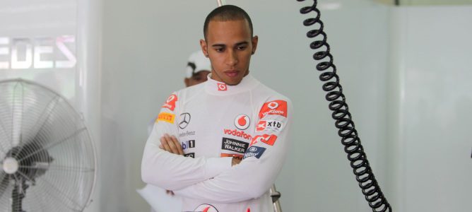 Lewis Hamilton en Malasia