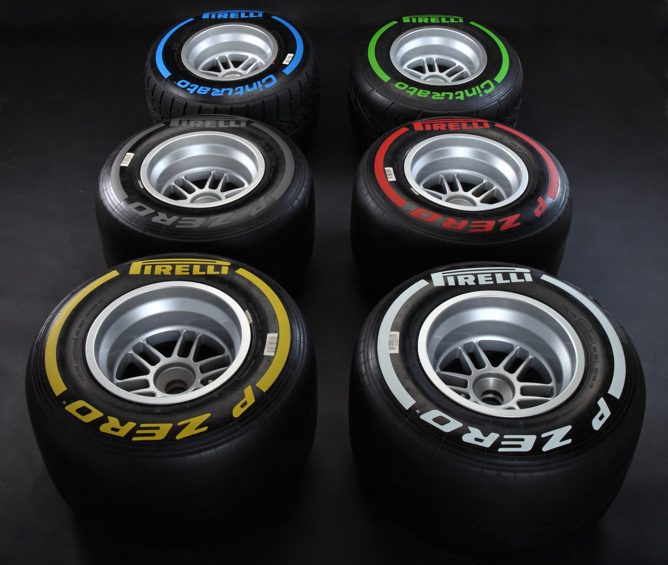 Pirelli presenta su nueva gama de neumáticos de Fórmula 1 2012 en Abu Dabi