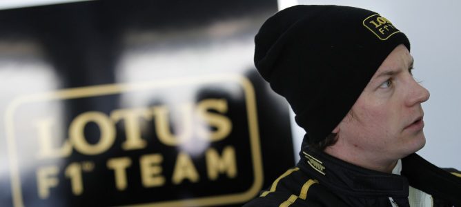 Räikkönen con Lotus en Cheste