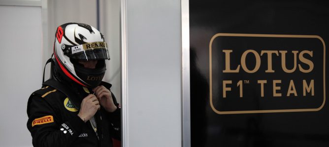 Räikkönen en Cheste con Lotus