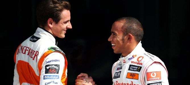 Sutil y Hamilton