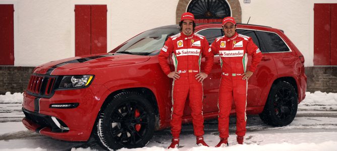Fernando Alonso y Felipe Massa en Maranello