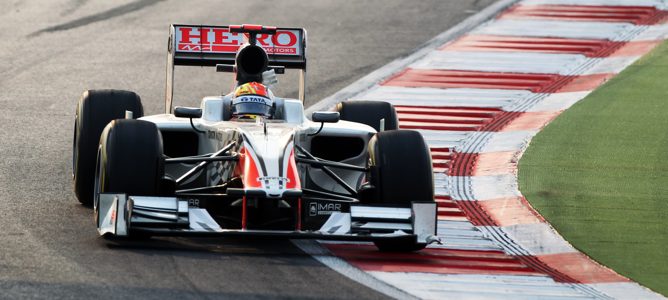 Narain Karthikeyan en el GP de India 2011