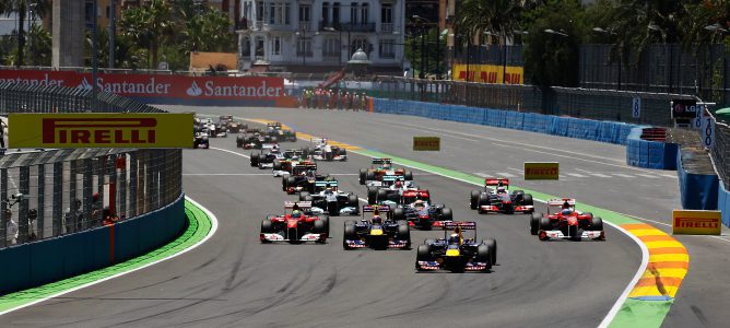 Salida GP Europa 2011