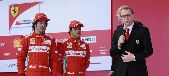 Stefano Domenicali y Fernando Alonso