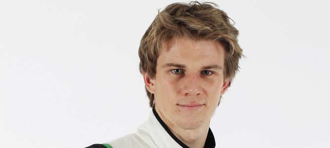 Nico Hülkenberg en la presentación del VJM05 2012 en Silverstone