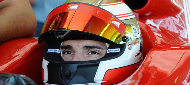 Jules Bianchi con Ferrari en Abu Dabi