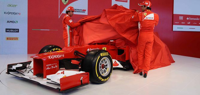 Presentación del nuevo F2012 desde Maranello