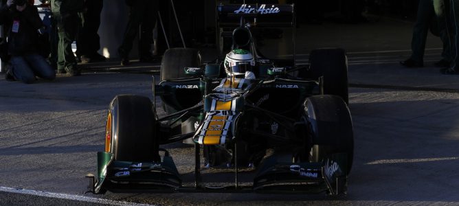 Kovalainen con el CT01