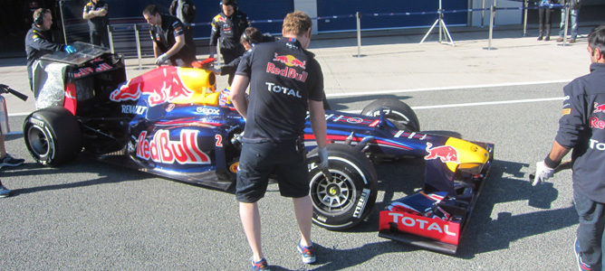 El Red Bull RB8 hace su debut en el Circuito de Jerez