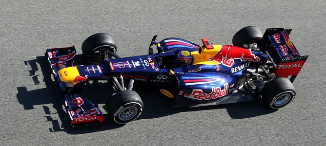 Mark Webber en Jerez con el RB8
