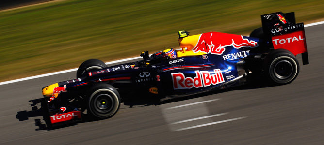 Mark Webber con el RB8 en Jerez