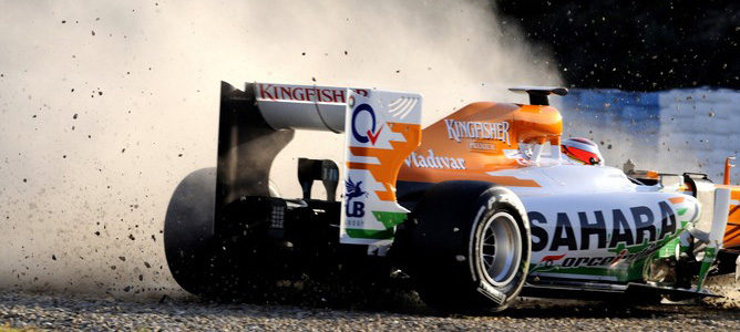 Accidente de Jules Bianchi Force India en Jerez
