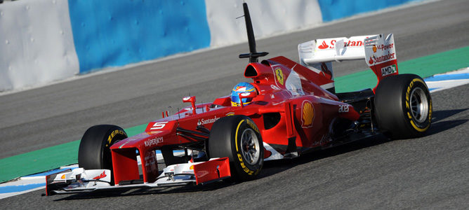 Fernando Alonso Ferrari F2012 Jerez