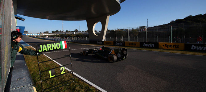 Jarno Trulli Caterham CT01 Jerez