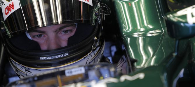 Van der Garde con el CT01 en Jerez