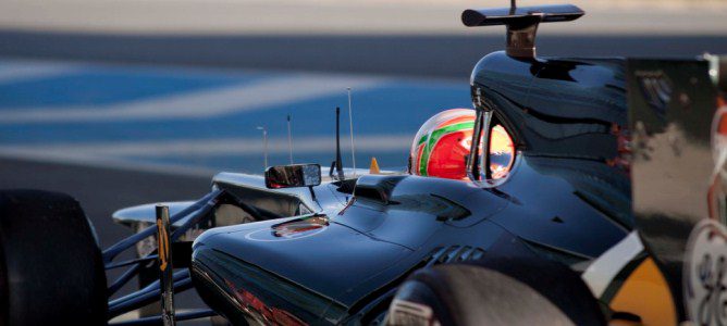 Jarno Trulli en el Caterham en Jerez