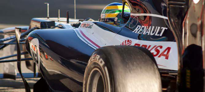 Bruno Senna en los test de Jerez