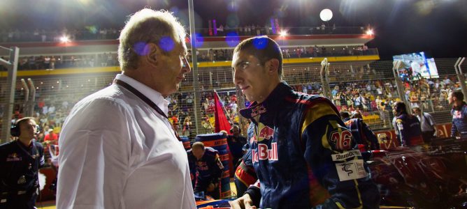 Helmut Marko y Buemi