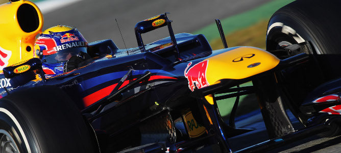 El nuevo monoplaza de Red Bull para 2012 en Jerez