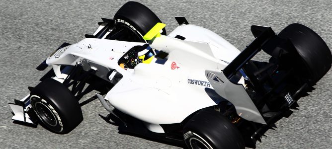 De la Rosa con el F111 en Jerez