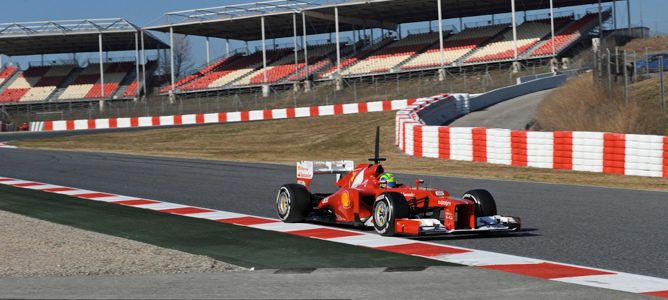 Felipe Massa en Montmeló