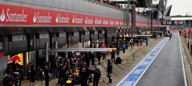 Pit lane de Silverstone