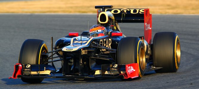 Romain Grosjean en Barcelona