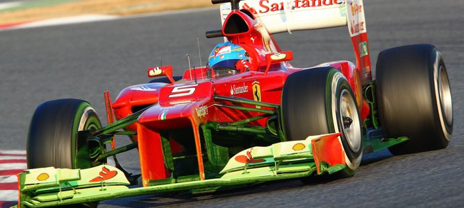 mucha parafina en el Ferrari de Alonso