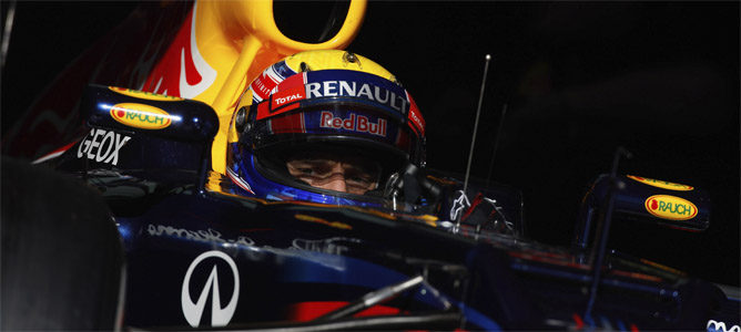 Webber a bordo del RB8