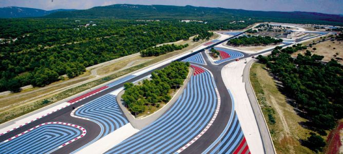 vista aérea del circuito Paul Ricard