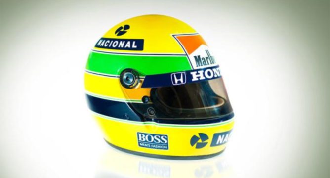 Casco de Ayrton Senna