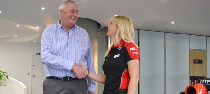 María de Villota, piloto de pruebas de Marussia en 2012