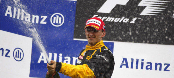 Kubica celebra un podio