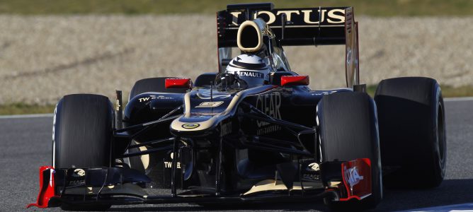 Räikkönen en la pretemporada 2012