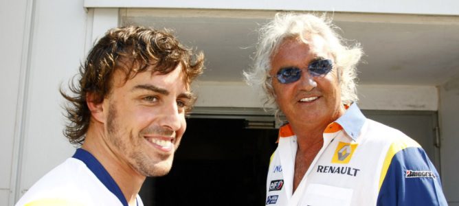 alonso y Briatore en Renault