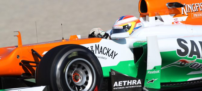 Di Resta con el VJM05